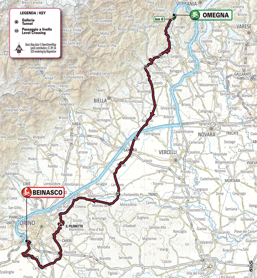 Planimetria/Map Il GranPiemonte 2022