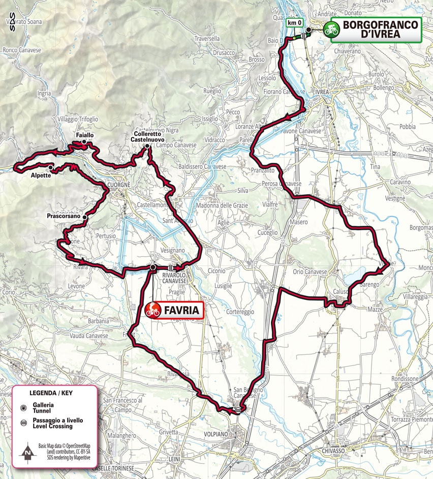 Planimetria/Map GranPiemonte 2023