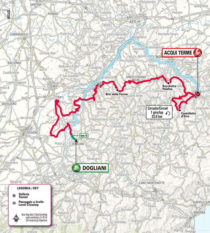 Planimetria/Map GranPiemonte 2025
